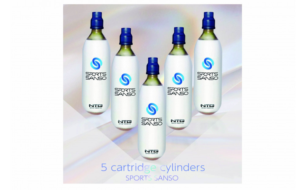 交換用 スポーツ 酸素カートリッジ (5本) ｜ 健康 スポーツ 酸素 疲労回復