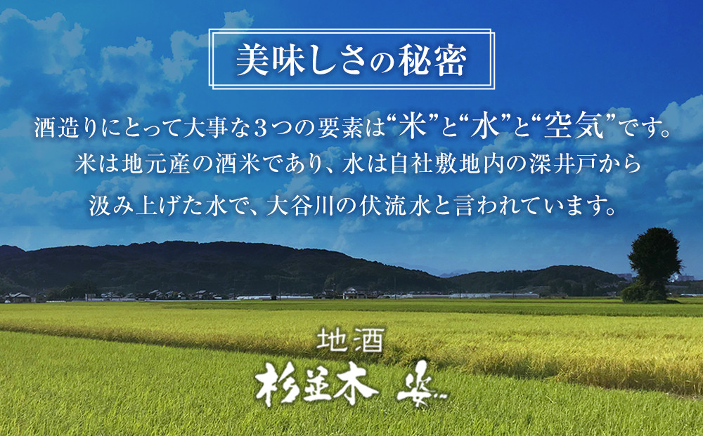 【杉並木】純米大吟醸 原酒・純米とち介ラベル セット｜ お酒 さけ 日本酒 地酒 純米 大吟醸 人気 ギフト 栃木 オリジナル