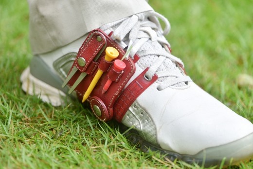 シャフトリボン（グリーン）＆ティーホルダーセット（レッド）【雑貨 日用品 人気 おすすめ 】