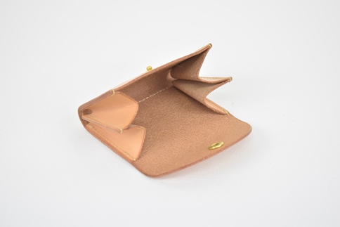 【minca】 栃木レザーのコインケース 小銭入れ カードも入る コンパクト/Coin purse 02/タン(生成)　475【雑貨 ファッション 人気 おすすめ 】