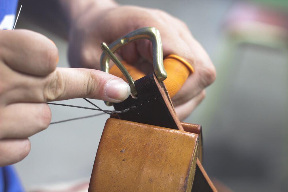 【minca】細幅20mmベルト/36インチ  栃木レザーの希少な「ハーネスレザー」使用の贅沢な1枚革のレザーベルト/タン(生成)/HL-B04/TAN【小物 ファッション 人気 おすすめ 】