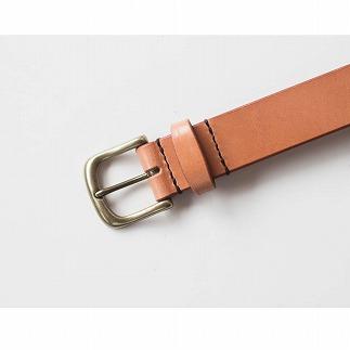 【minca】栃木レザーの希少な「ハーネスレザー」使用の贅沢な1枚革のレザーベルト/タン(生成)/幅35mm　HL-B02/TAN【36インチ 91.5cm】【小物 ファッション 人気 おすすめ 】