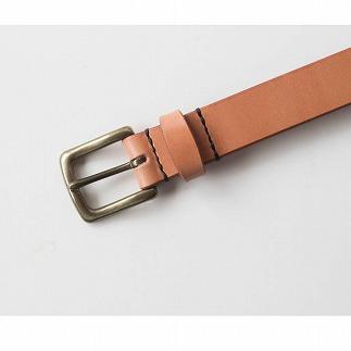 【minca】栃木レザーの希少な「ハーネスレザー」使用の贅沢な1枚革のレザーベルト/タン(生成)/幅30mm　HL-B01/TAN【36インチ 91.5cm】【小物 ファッション 人気 おすすめ 】