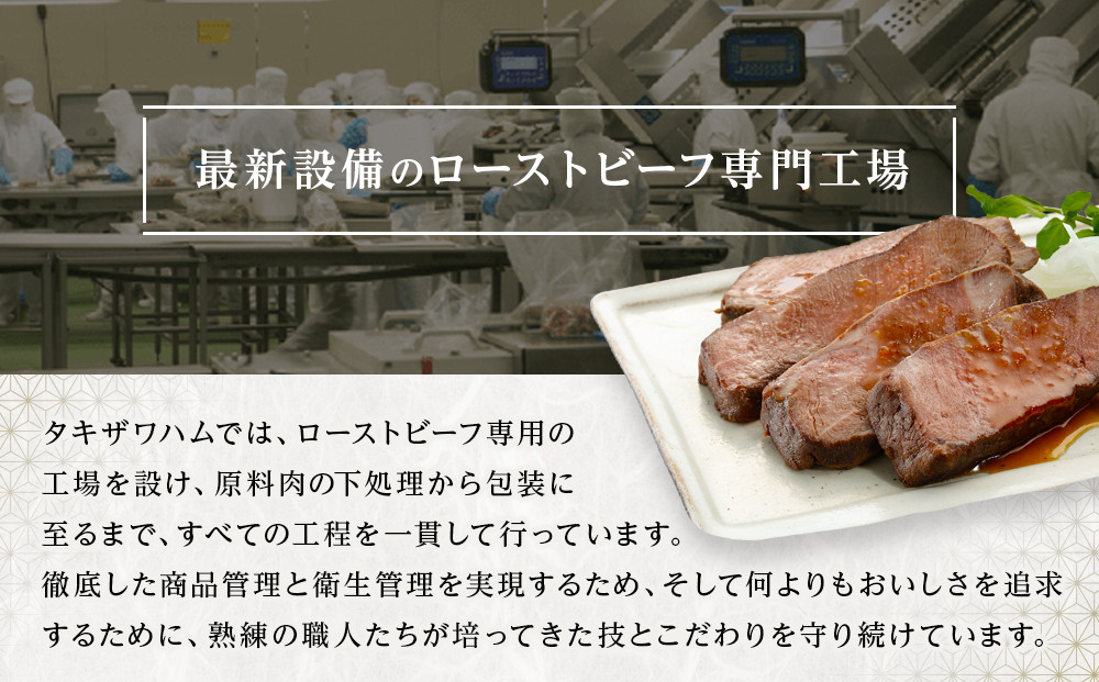 炭火焼みすじローストビーフ 200ｇ×2
