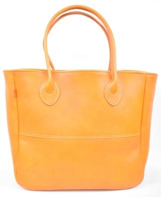 栃木レザー使用｜ソフトな手触り 本革 A4も入る大容量 本革トートバッグ｜Tote bag 03 L｜キャメル｜minca（全6色）