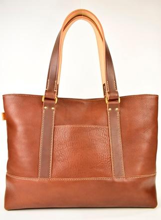 【全6色】栃木レザーのトートバッグ A4サイズ パソコン 肩掛け ビジネスにもカジュアルにも/Tote bag 04/チョコ/minca　403【かばん ファッション 人気 おすすめ 】