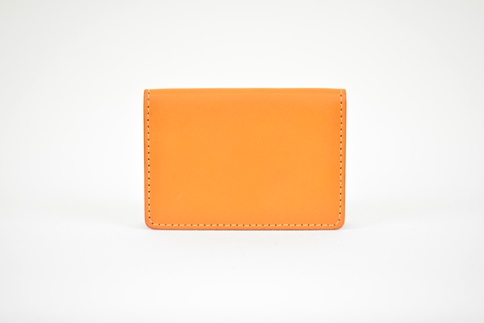 栃木レザー使用｜約30枚収納 本革名刺入れ｜Card holder 01｜キャメル｜minca（全7色）