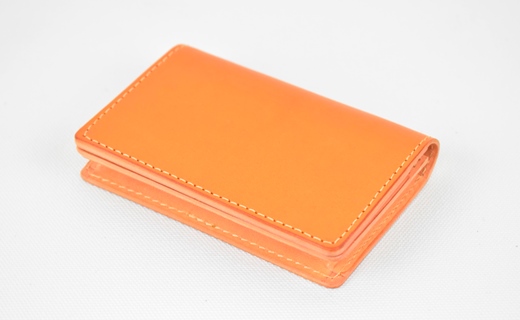 【全7色】栃木レザーの名刺入れ 約50枚収納 ポケット4つ Card holder 02/キャメル/minca　416【雑貨 ファッション 人気 おすすめ 】