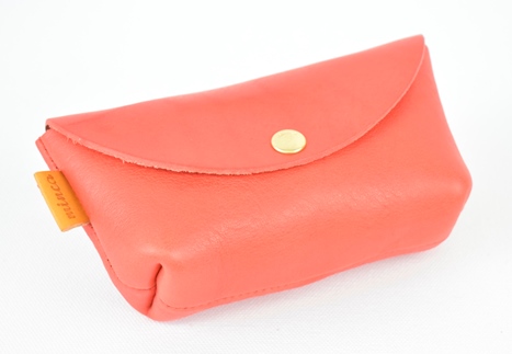 【全6色】栃木レザー ミニポーチ02S　小物入れ ピルケース/Pouch　02/S/レッド/minca　428【ファッション 人気 おすすめ 】