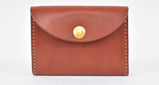 【minca】 栃木レザーのコインケース 小銭入れ カードも入る コンパクト/Coin purse 02/チョコ　475【雑貨 ファッション 人気 おすすめ 】