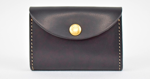 【minca】 栃木レザーのコインケース 小銭入れ カードも入る コンパクト/Coin purse 02/ブラック　475【雑貨 ファッション 人気 おすすめ 】