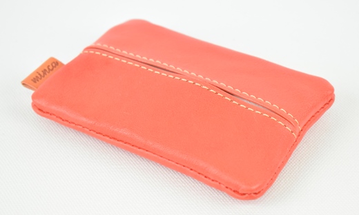 【minca】栃木レザーのポケットティッシュカバー/Tissue cover 01/レッド　511【雑貨 ファッション 人気 おすすめ 】