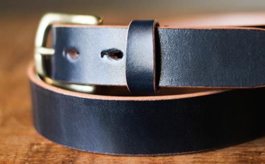 【minca】幅30mmベルト/32インチ  栃木レザーの希少な「ハーネスレザー」使用の贅沢な1枚革のレザーベルト/ブラック/HL-B01/BLACK/minca　579【小物 ファッション 人気 おすすめ 】