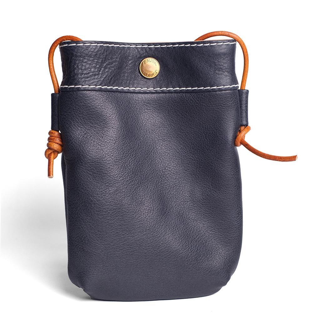 天神ワークス レザーサコッシュSP04【NAVY】【かばん ファッション 人気 おすすめ 】