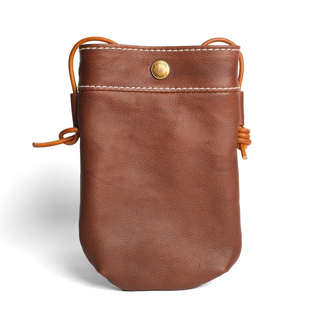 天神ワークス レザーサコッシュSP04【DARK BROWN】【かばん ファッション 人気 おすすめ 】