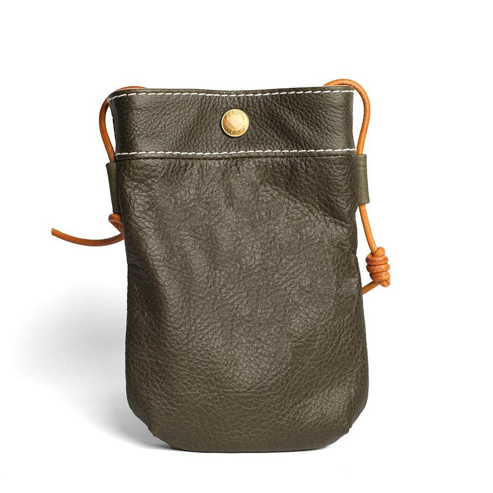 天神ワークス レザーサコッシュSP04【OLIVE】【かばん ファッション 人気 おすすめ 】