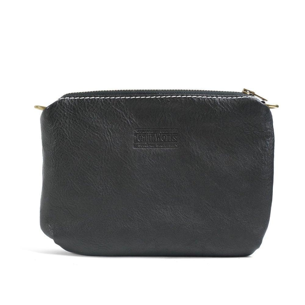 天神ワークス レザーサコッシュSP05【BLACK】【かばん ファッション 人気 おすすめ 】