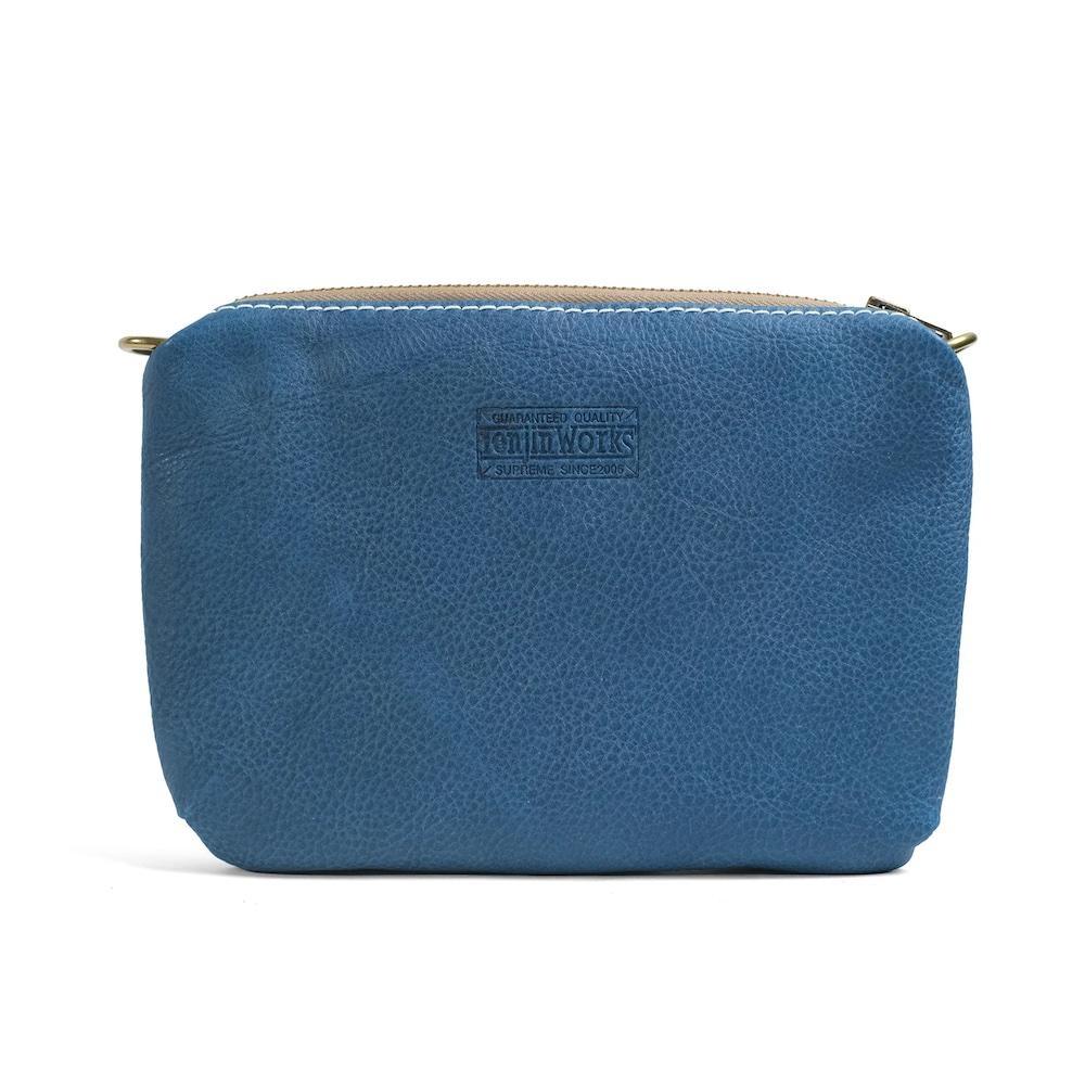 天神ワークス レザーサコッシュSP05【COBALT BLUE】【かばん ファッション 人気 おすすめ 】