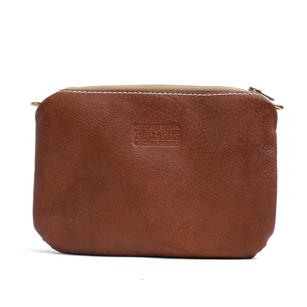 天神ワークス レザーサコッシュSP05【DARK BROWN】【かばん ファッション 人気 おすすめ 】