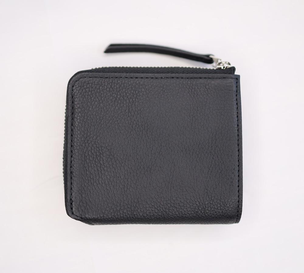 【短財布】Zip short wallet カラー：Black【雑貨 ファッション 人気 おすすめ 】