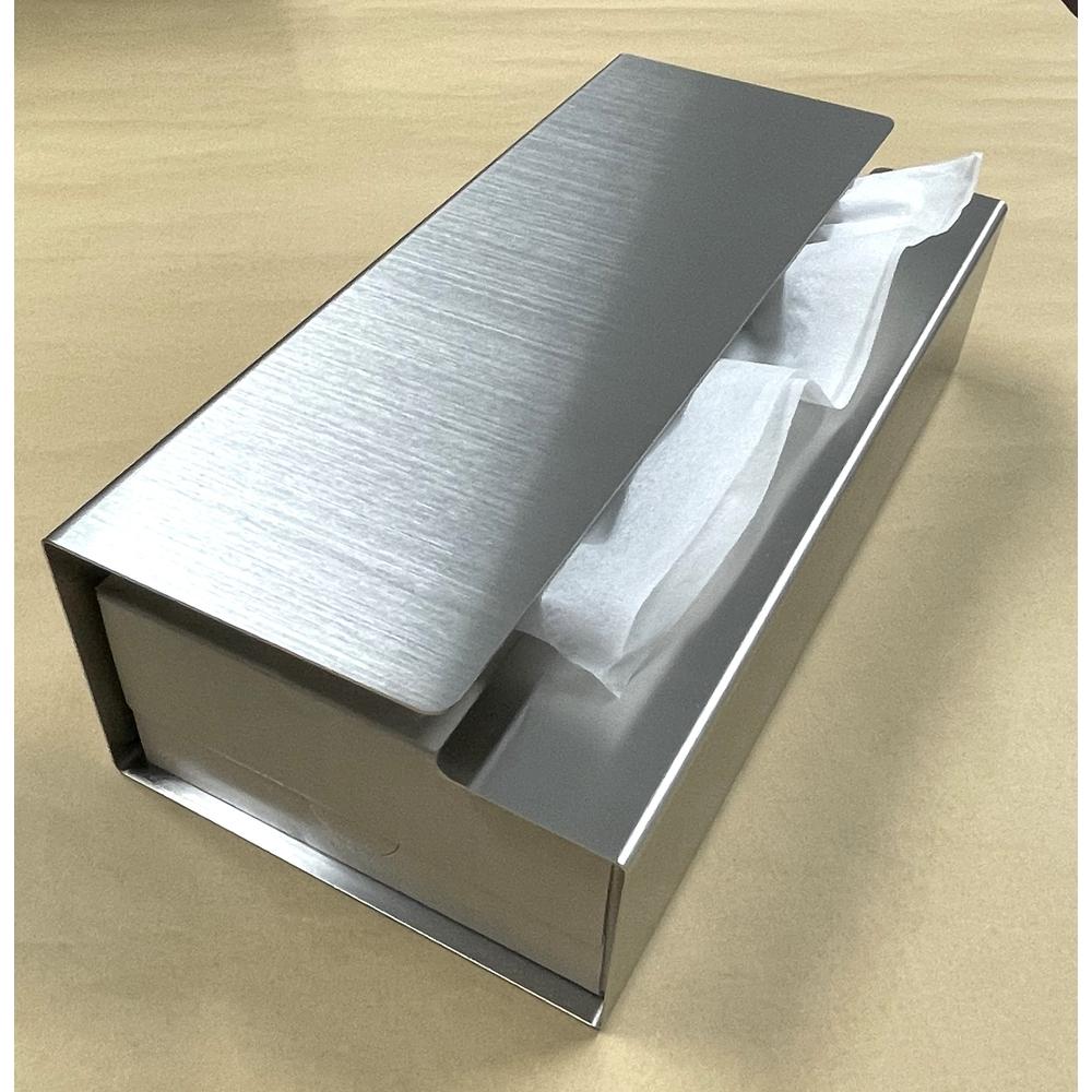 ステンレスティッシュケース　K ｜インテリア BOX ティッシュ リビング ダイニング スタイリッシュ 日用品 雑貨