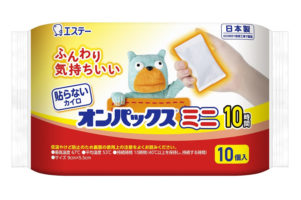 貼らないオンパックスミニ （１０枚入×１２パック）１２０枚セット ｜ カイロ 防寒 暖 エステー 日用品
