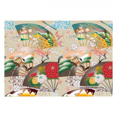 佐野ブランドキャラクター「さのまる」御朱印帳(扇柄)