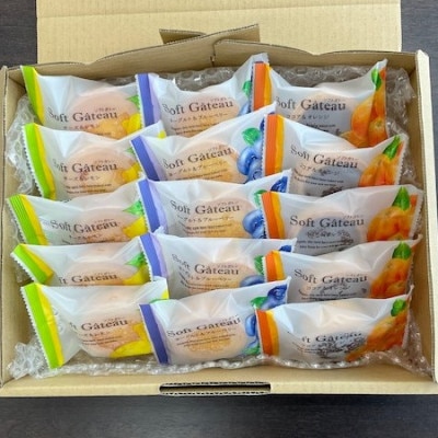 中山製菓のソフトガトー15個入