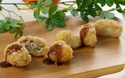 毎日のお弁当にも　自家製コロッケ3種(豆乳クリーム・キャベツメンチ・ポテトコロッケ 各12個)セット【配送不可地域：離島】