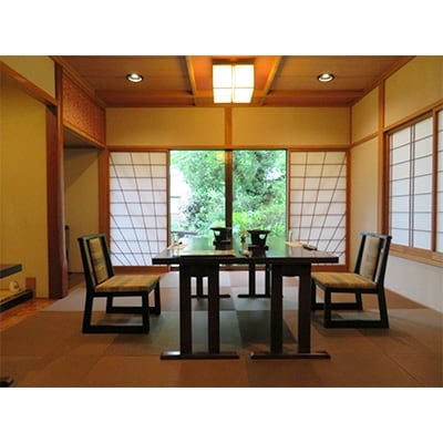 赤見温泉ホテル一乃館　個室食事処で3時間滞在+季節のコース料理　日帰りペアチケット