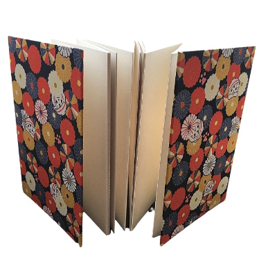 佐野ブランドキャラクター「さのまる」御朱印帳(黒菊)