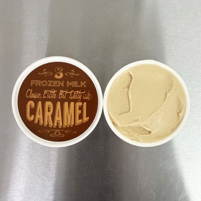 フローズンヨーグルト〈定番3種類・パイナップルココナッツ3・クラシックキャラメル2〉　アイスクリーム【配送不可地域：離島】