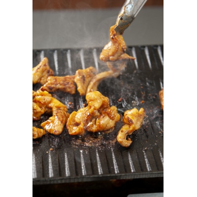 丸玉の大トロホルモン(みそ味)300g×2(冷凍)、丸玉のメンチカツ10個入り(冷凍)【配送不可地域：離島】