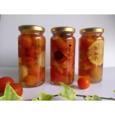 亜麻色ピクルス 80g×3本セット