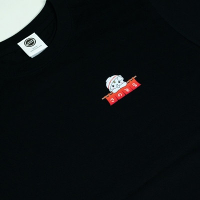 佐野市 マンホールTシャツ(さのまる)黒 XLサイズ