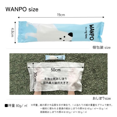 ペット用ウェットシート 個包装紙おしぼり WANPO 50本
