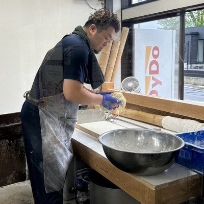 佐野らーめん　佐よし　青竹打ち体験