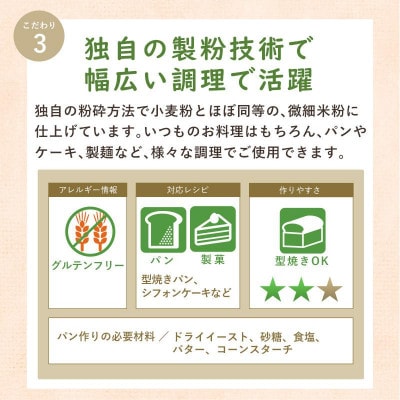 国産有機米粉 800g×2袋