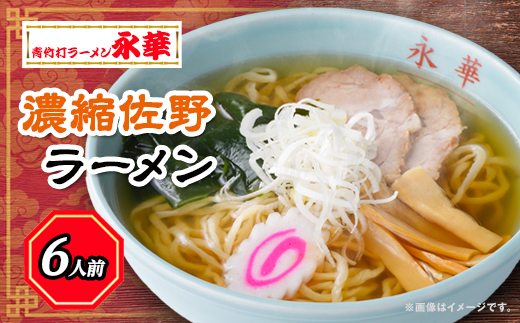 【濃縮佐野ラーメン】6人前 【離島・沖縄県不可】【配送不可地域：離島・沖縄県】