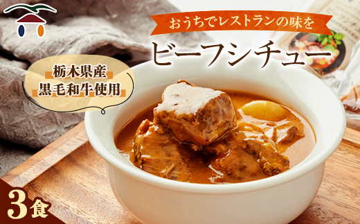 6月の森「ビーフシチュー」3個【配送不可地域：離島】