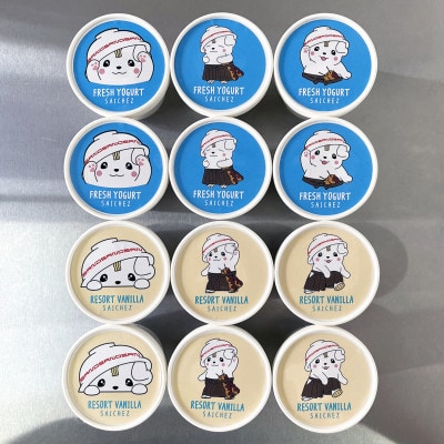 さのまるフローズンヨーグルト〈 ヨーグルト・バニラ 〉 計12個セット【配送不可地域：離島】