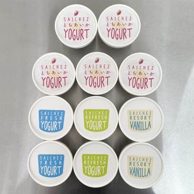 フローズンヨーグルト〈定番オリジナル3種類・とちあいか〉 計11個セット【配送不可地域：離島】