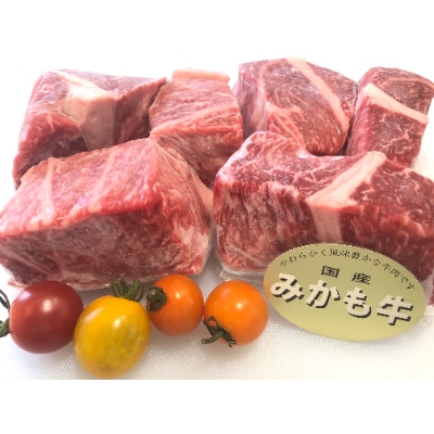 「みかも牛」カレー・シチュー用600g【配送不可地域：離島】