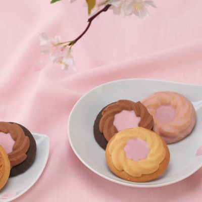 【中山製菓】桜のロシアケーキ21個入