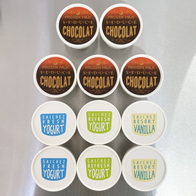 フローズンヨーグルト〈定番3種類・セデュースショコラ5〉　アイスクリーム　シャーベット【配送不可地域：離島】