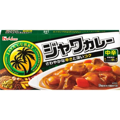ハウス食品　ジャワカレー【中辛】　185g×5箱