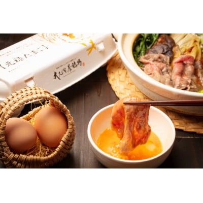 佐野市飛駒産　大久保養鶏場　元禄卵　30個(10個入り×3パック)【配送不可地域：離島】