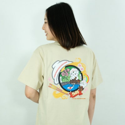 佐野市 マンホールTシャツ(さのまる)サンドベージュ Mサイズ