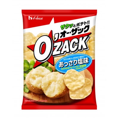 栃木県佐野市　ハウス食品　オーザック　あっさり塩味　55g×12袋