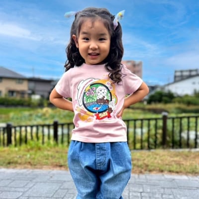 佐野市 マンホールTシャツ(さのまる)キッズサイズ 130サイズ